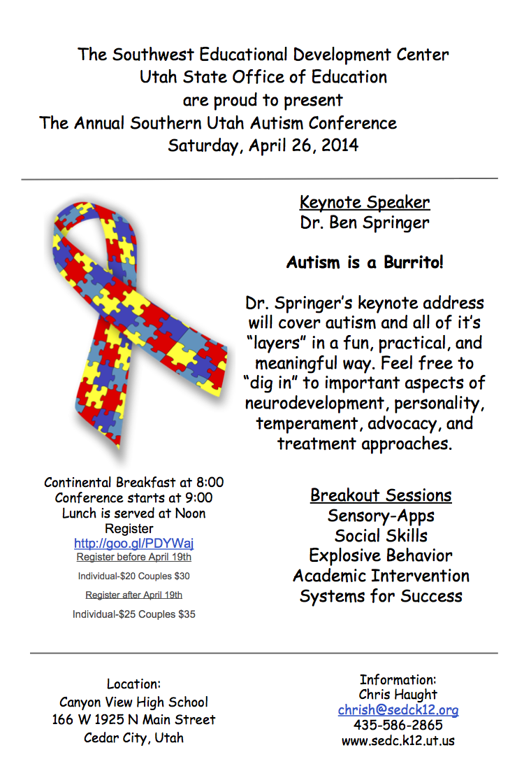 2014 Autism Conf Flyer PNG