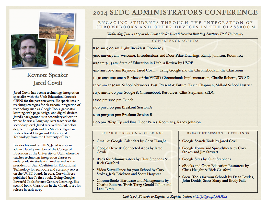 2014 Admin Conference Flyer PNG