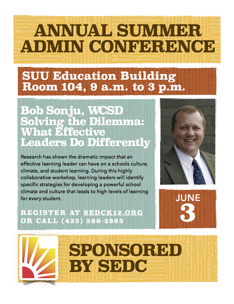 2015 Admin Conference Flyer PNG