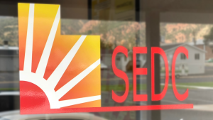 Photograph of SEDC Door Sign