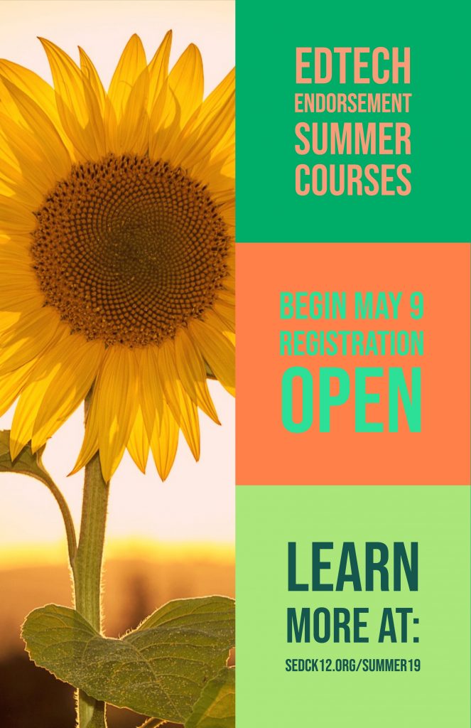 Registration is now open for all SEDC Summer Online Courses - learn more at sedck12.org/summer19