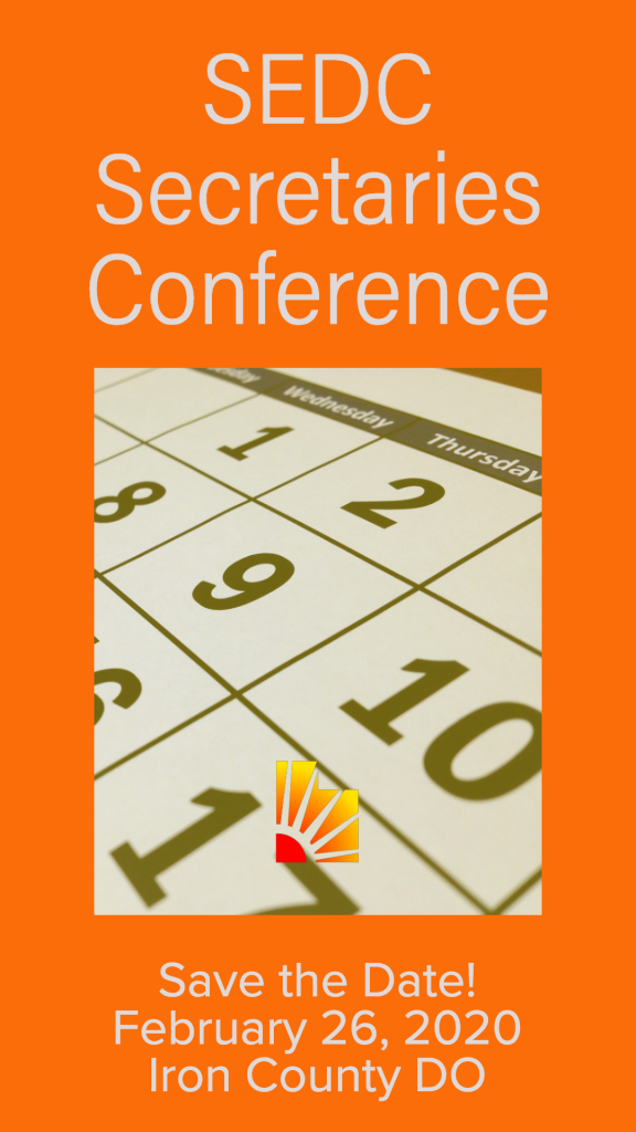 2020 Secretaries Conference Save The Date image